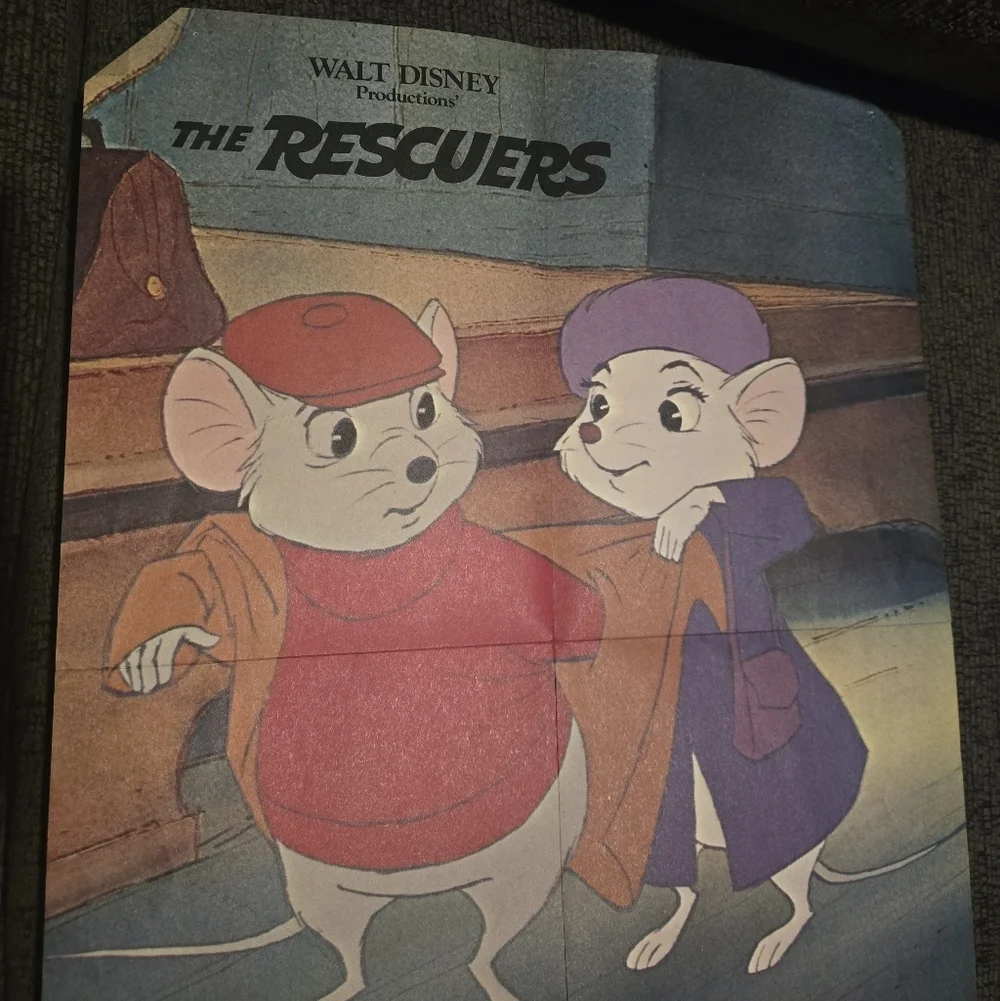 Disney | The Rescuers 1977 Insert Poster